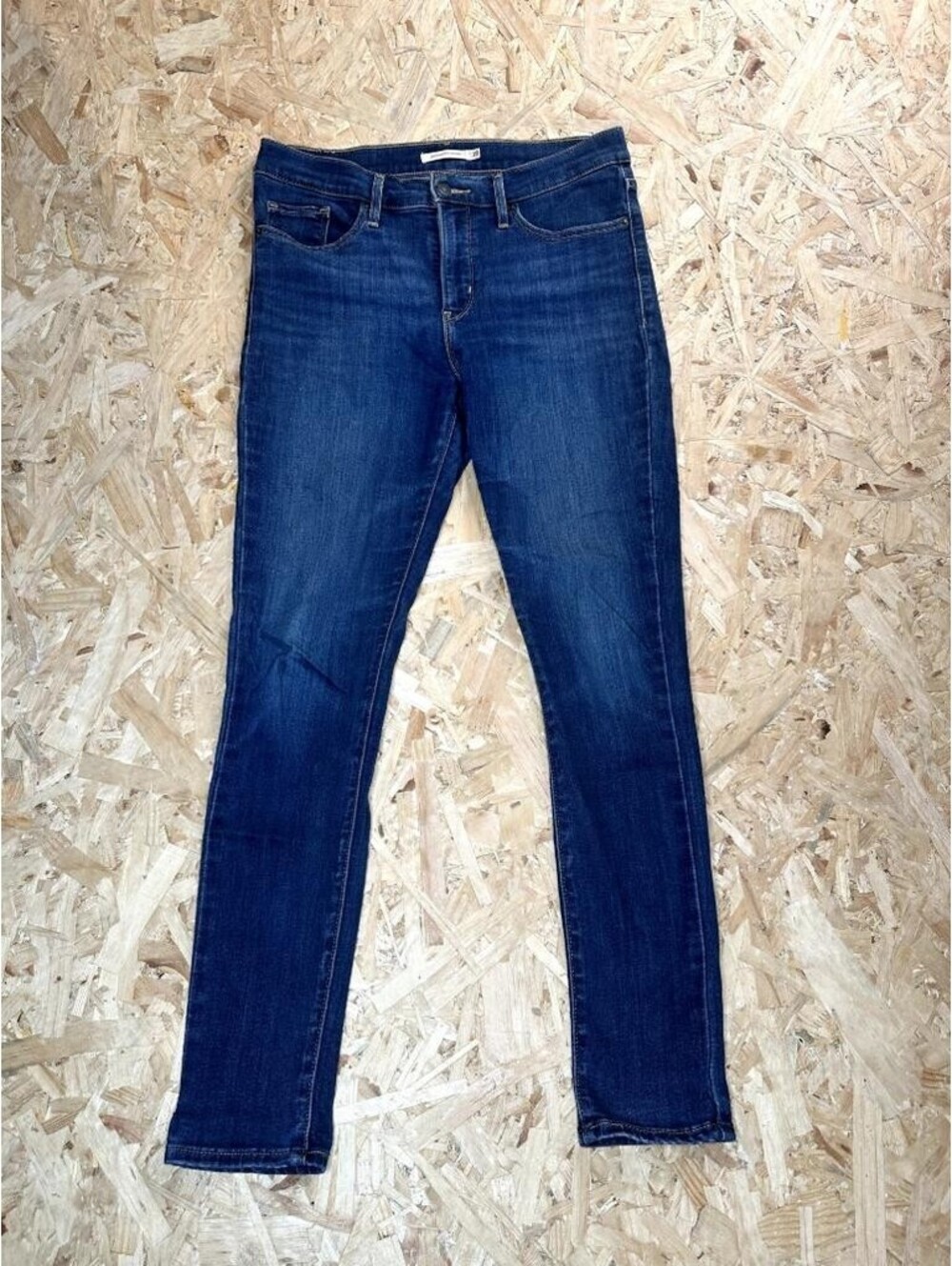 Levis 311 Shaping Skinny Jeans Womens Size 29 Dark Wash Blue Denim Stretch
